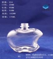 150ml厚底蘋果玻璃酒瓶