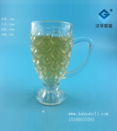 70ml魚鱗手把玻璃果汁杯