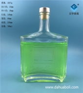 700ml出口長(zhǎng)方形威士忌玻璃酒瓶